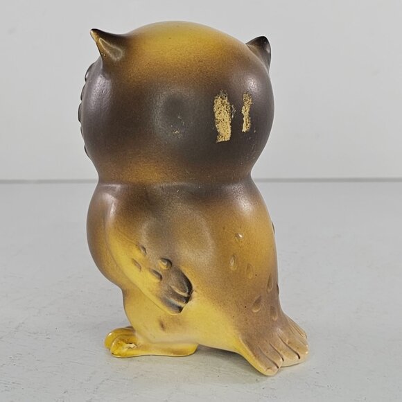 Vintage Josef Originals Owl Figurine Big Eyes Kitsch 4" Tall *FLAW* - Picture 5 of 9